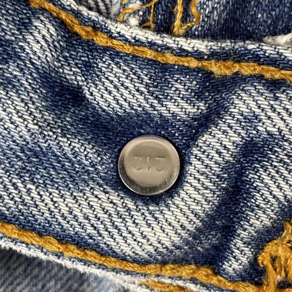 Vintage Levi's 550 Blue Jeans Men's 36 X 30 Distressed Light Wash Fade Relaxed - Picture 6 of 12